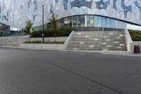 Ontario Urban Landscape with Trees and Low Concrete 001