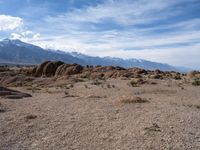 Open Space in Alabama Hills with Clear Sky