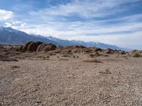 Open Space in Alabama Hills with Clear Sky