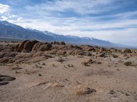 Open Space in Alabama Hills with Clear Sky