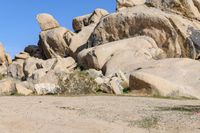 Open Space: A Rock Path on a Sunny Day