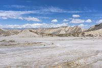 Open Space Desert Landscape in Tabernas, Spain