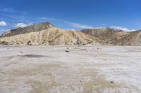 Open Space Desert Landscape in Tabernas, Spain