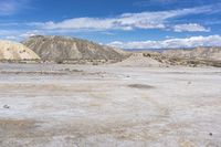 Open Space Desert Landscape in Tabernas, Spain