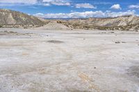 Open Space Desert Landscape in Tabernas, Spain