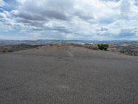 Open Space Landscape in Utah: Asphalt Roads Stretching into the Distance