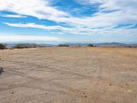 Open Space Nature: Grass Hill with Mountain View