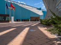 Open Space in Zaragoza: Modern Architecture and Cobblestone Surfaces