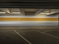 Open Spaces in Berlin: Yellow Lines Under a Daylight