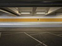 Open Spaces in Berlin: Yellow Lines Under a Daylight