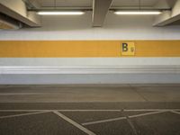 Open Spaces in Berlin: Yellow Lines Under a Daylight