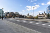 the street is empty and it is looking good for a city to live on it