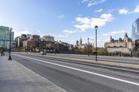 the street is empty and it is looking good for a city to live on it