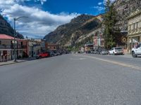 Ouray, Colorado: Mountain Road in a Suburban Shopping Village