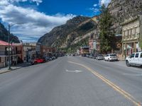 Ouray, Colorado: Mountain Road in a Suburban Shopping Village