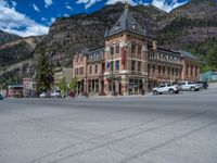 Residential Road in Ouray, Colorado