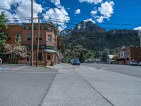 Ouray, Colorado: Road Lined with Suburban Storefronts