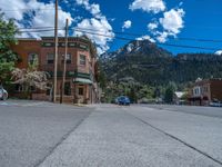 Ouray, Colorado: Road Lined with Suburban Storefronts