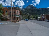 Ouray, Colorado: Road Lined with Suburban Storefronts