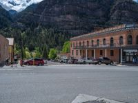 Ouray, Colorado: Scenic Road Lined with Storefronts