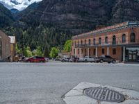 Ouray, Colorado: Scenic Road Lined with Storefronts