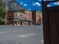 Ouray, Colorado: A Suburban Road in a Picturesque Village Surrounded by Mountains