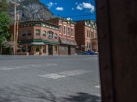 Ouray, Colorado: A Suburban Road in a Picturesque Village Surrounded by Mountains