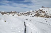 Outdoor Recreation in Italy: Highland Adventure on Snowy Surface