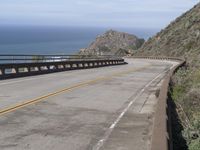 Driving on the Pacific Coast Highway: Breathtaking Mountain Landscape