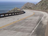 Driving on the Pacific Coast Highway: Breathtaking Mountain Landscape