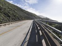 Scenic Pacific Coast Highway in California: Mountain and Ocean Views