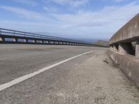 The Pacific Coast Highway in the USA: Ocean and Bridge