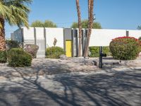 Palm Springs Day: Suburban Home Under a Clear Sky