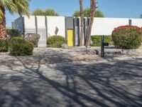 Palm Springs Day: Suburban Home Under a Clear Sky