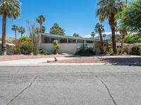 Palm Springs Suburban House: A Day Under the Clear Sky