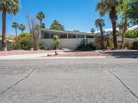 Palm Springs Suburban House: A Day Under the Clear Sky