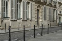 Paris City Life: The Beautiful Facade of a Building