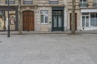 Paris City Streets on a Gloomy Day