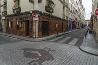 Parisian Cobblestone Street Cafes 002