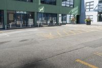 Parking Deck and Open Space: A Modern Building in Toronto