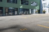 Parking Deck and Open Space: A Modern Building in Toronto