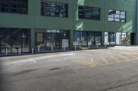 Parking Deck and Open Space: A Modern Building in Toronto