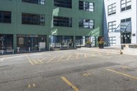 Parking Deck and Open Space: A Modern Building in Toronto