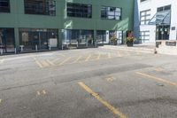 Parking Deck and Open Space: A Modern Building in Toronto