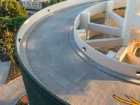 Parking Deck Overlooking Suburban Area 001