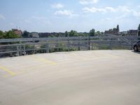 Berlin's Parking Deck: A Yellow Line Marks the Way