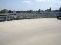 Berlin's Parking Deck: A Yellow Line Marks the Way