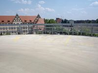 Berlin's Parking Deck: A Yellow Line Marks the Way