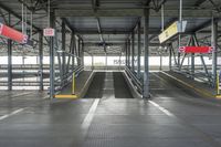 Parking Garage with Concrete Surface in Toronto, Canada