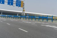 an airport parking lot with car parking spaces on the opposite sides of it in china